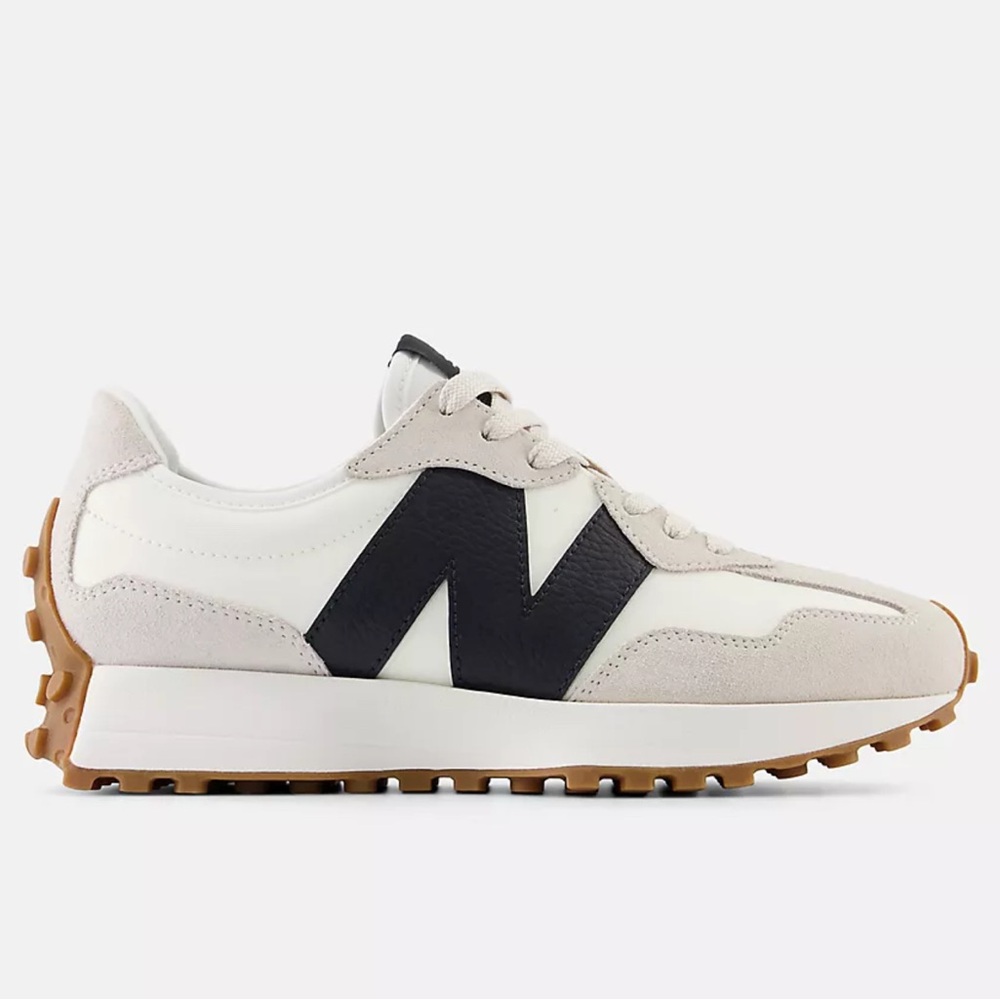SOLD - New Balance Cream and Black Sneakers